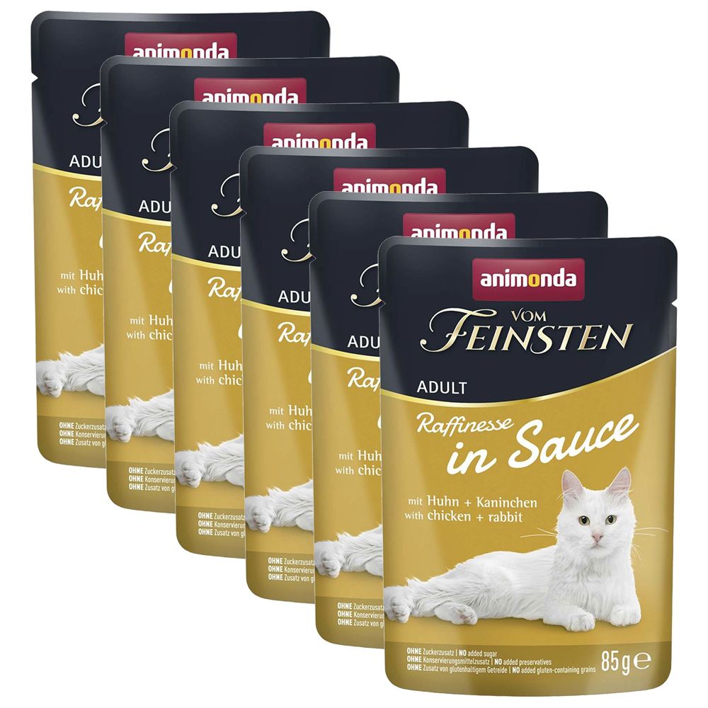 Animonda Vom Feinsten Raffinesse In Sauce piletina & zec u umaku 6 x 85 g