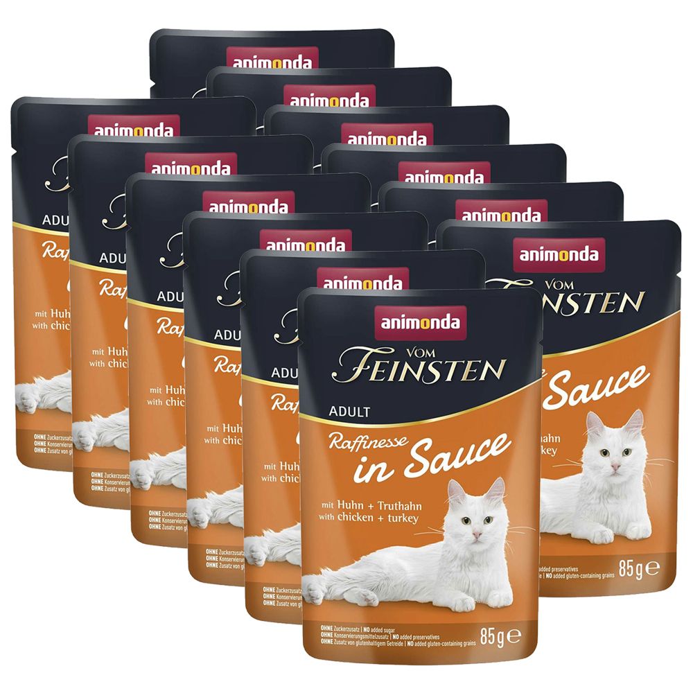 Animonda Vom Feinsten Raffinesse In Sauce piletina & puretina u umaku 12 x 85 g