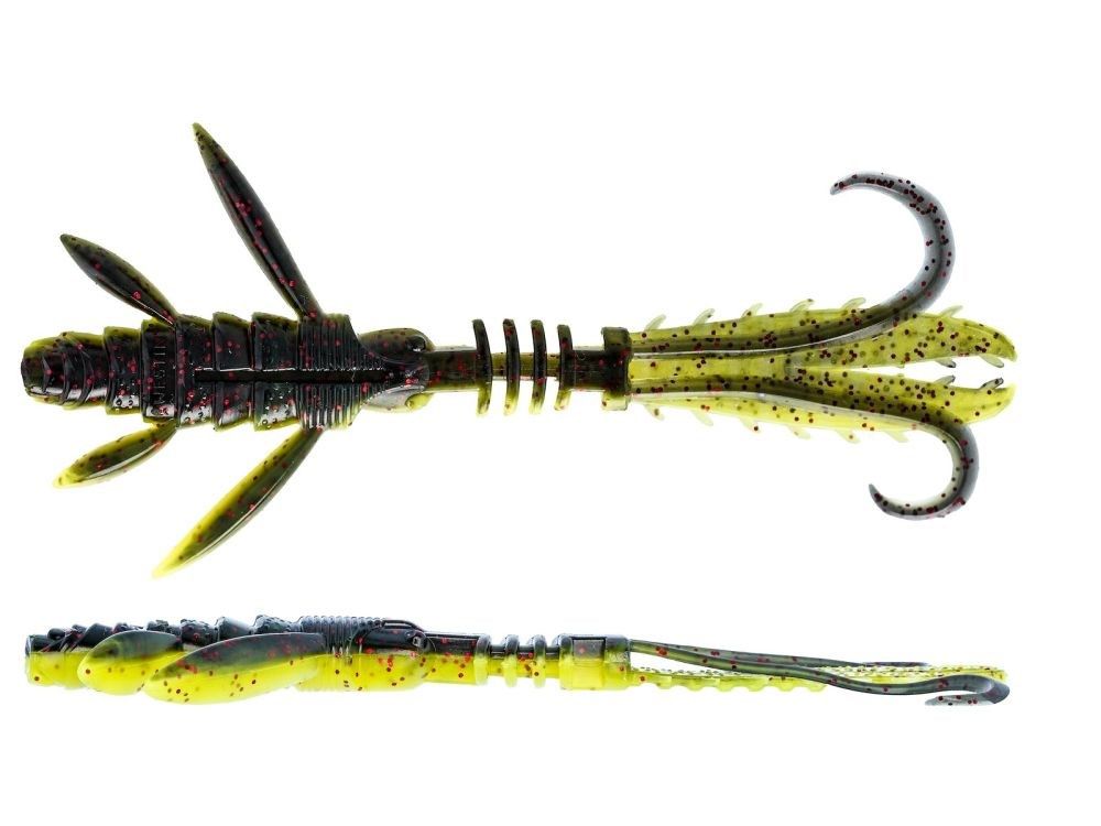 Westin CRECRAW RIPPLR Creaturebait 9.5cm/4g/4x Black Chartreuse