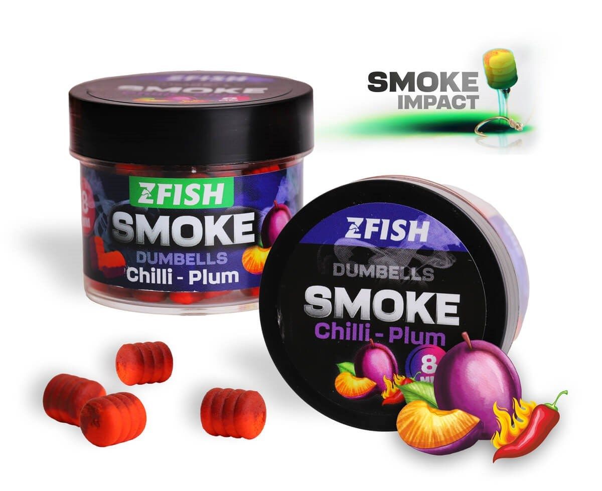 ZFISH Smoke POP-UP Dumbells 8mm Chilli-Plum