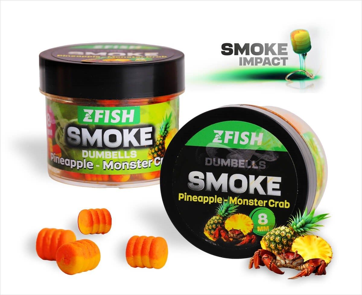ZFISH Smoke POP-UP Dumbells 8mm Pineapple-Monster Crab