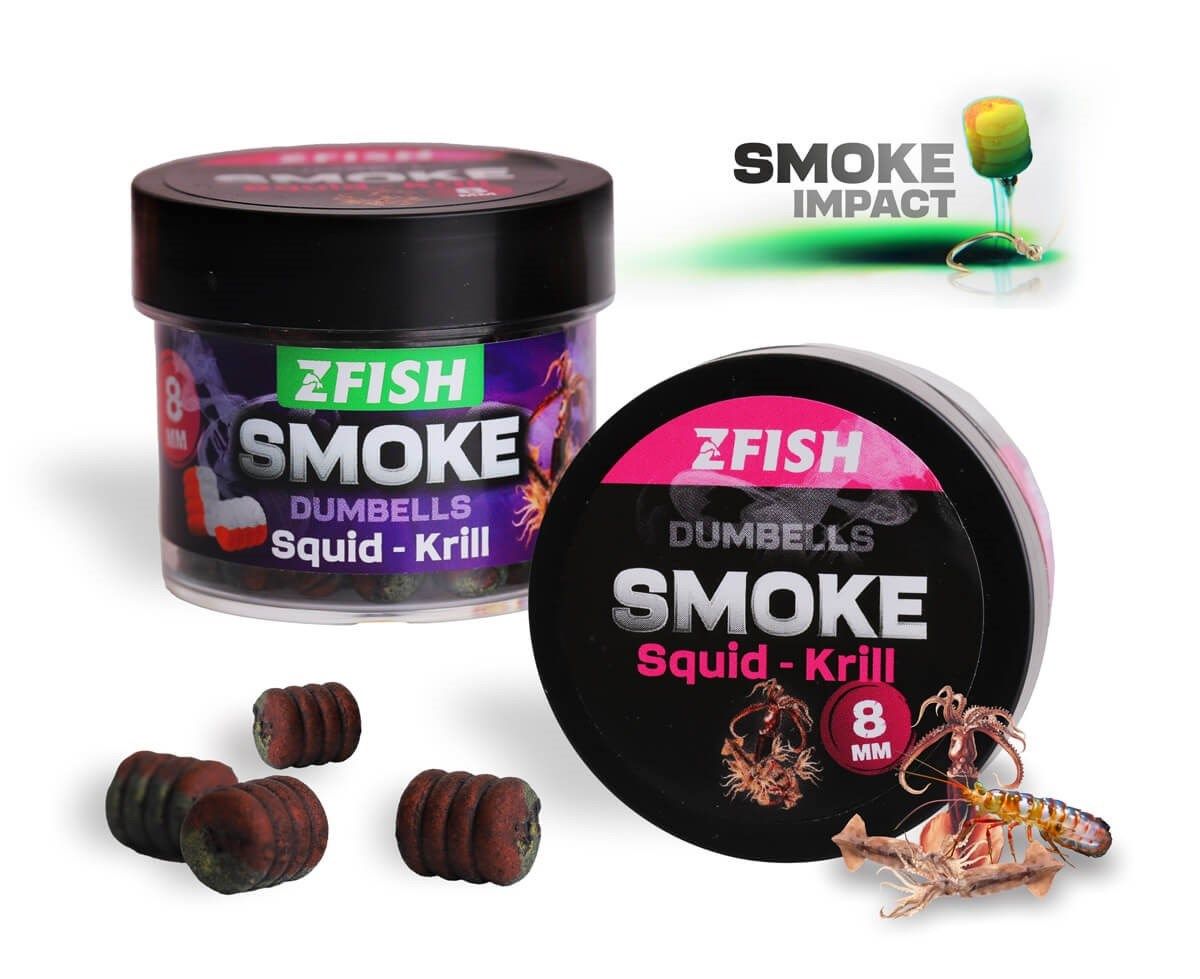 ZFISH Smoke POP-UP Dumbells 8mm Squid-Krill