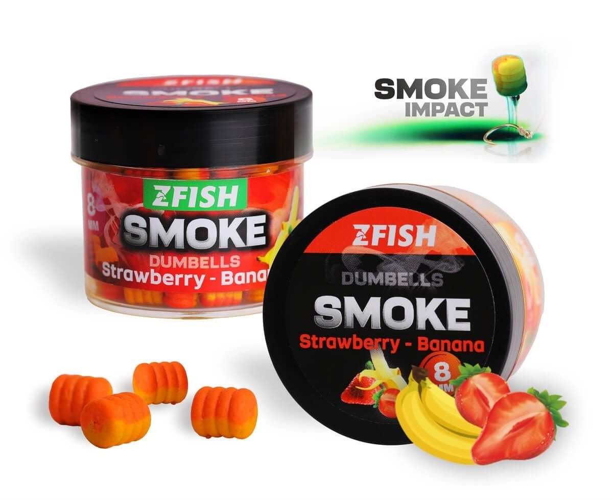 ZFISH Smoke POP-UP Dumbells 8mm Strawberry-Banana