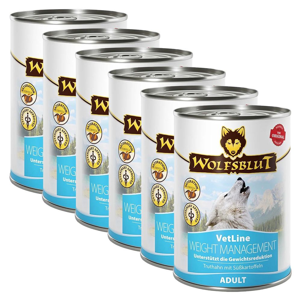 WOLFSBLUT VetLine Weight Management konzerva 6 x 395 g