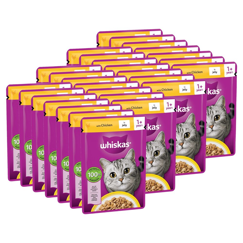 Whiskas vrećica s piletinom u želeu 28 x 85 g