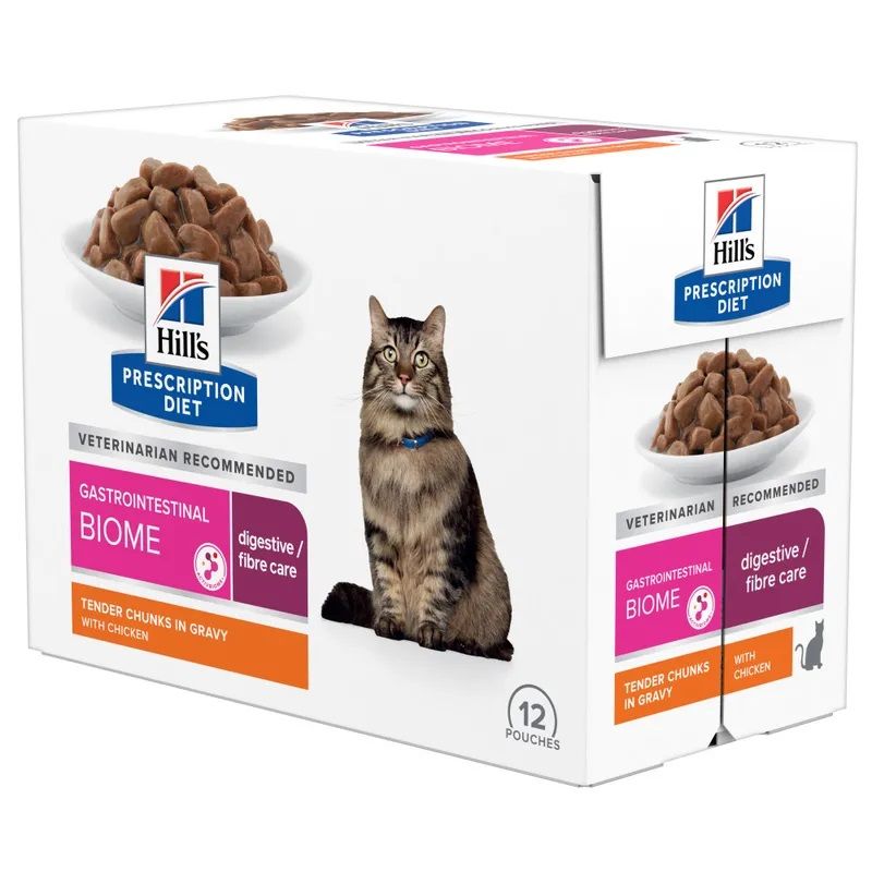 Hill's Prescription Diet GI Biome vrećica za mačke za probavu 12 x 85 g