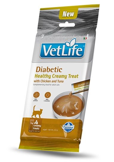 Farmina Vet Life Diabetic with Chicken & Tuna 4 x 15 g