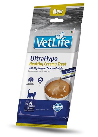 Farmina Vet Life Cat UltraHypo with Hydrolysed Salmom Protein 4 x 15 g