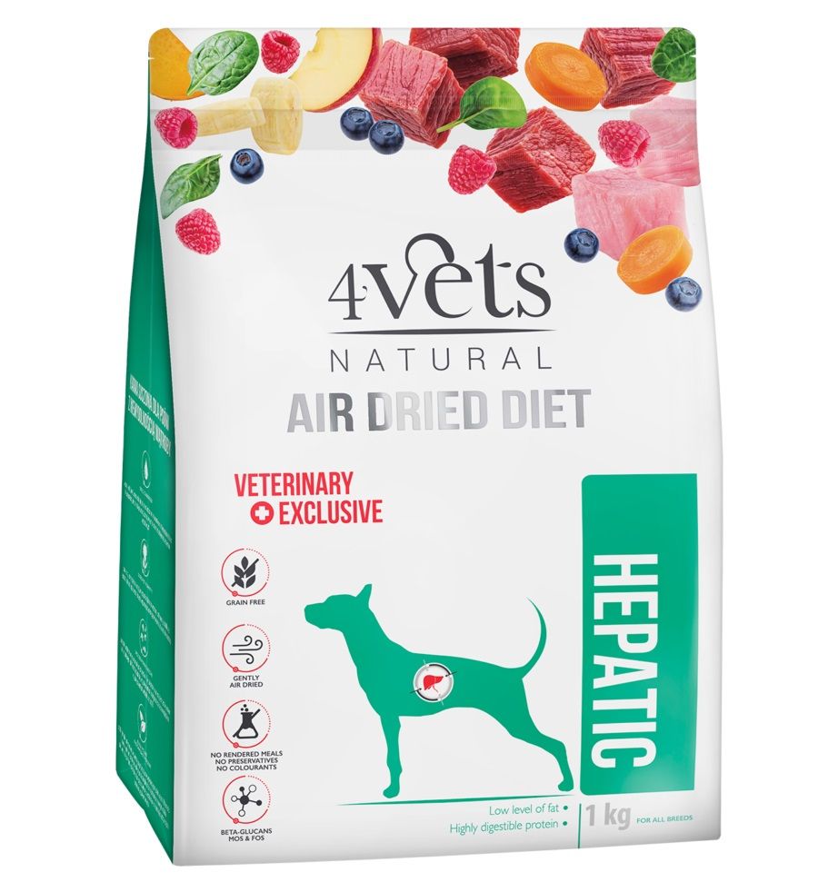 4Vets Natural Dog Veterinary Exclusive HEPATIC 1 kg