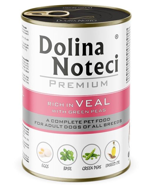Dolina Noteci Premium Rich in Veal with Green Peas 400 g