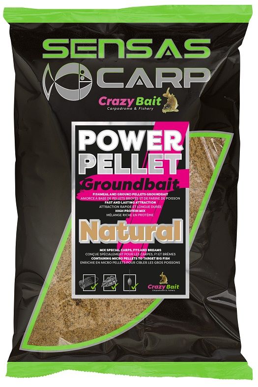 Sensas UK Power Pellet Plus Natural 2kg