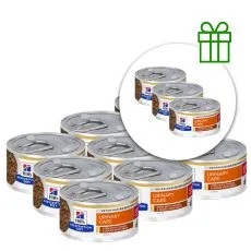 Hill's Prescription Diet Feline Stew c/d Urinary Stress s piletinom i povrćem 82 g, 9+3 GRATIS
