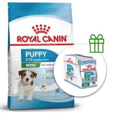 ROYAL CANIN Mini Puppy suho krmivo za &scaron;tenad malih pasmina do 10 mjeseci 8 kg + 12 vrećica GRATIS