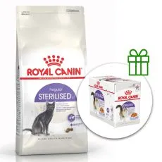 Royal Canin Sterilised suho krmivo za odrasle kastrirane mačke 10 kg + 12 vrećica GRATIS