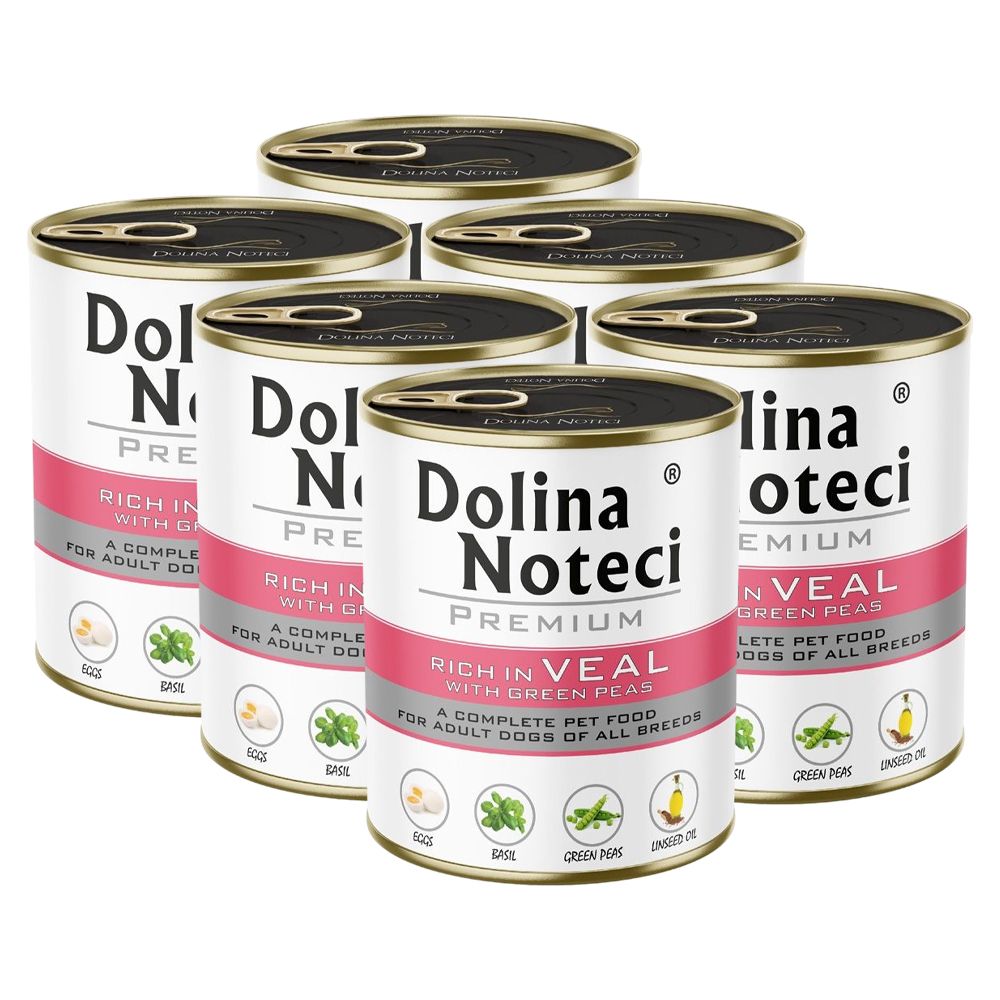 Dolina Noteci Premium Rich in Veal with Green Peas 6 x 800 g