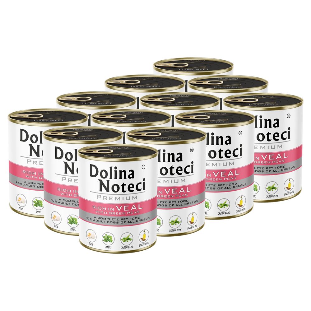 Dolina Noteci Premium Rich in Veal with Green Peas 12 x 800 g