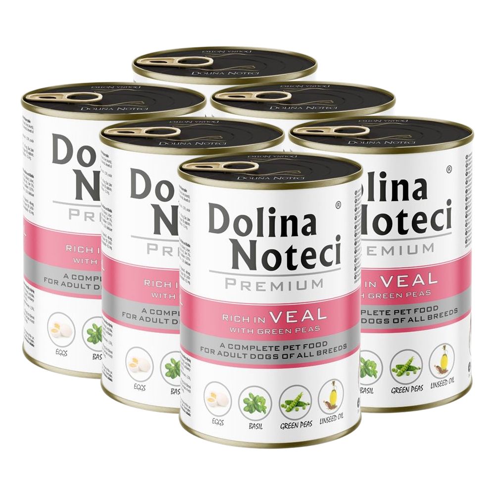 Dolina Noteci Premium Rich in Veal with Green Peas 6 x 400 g