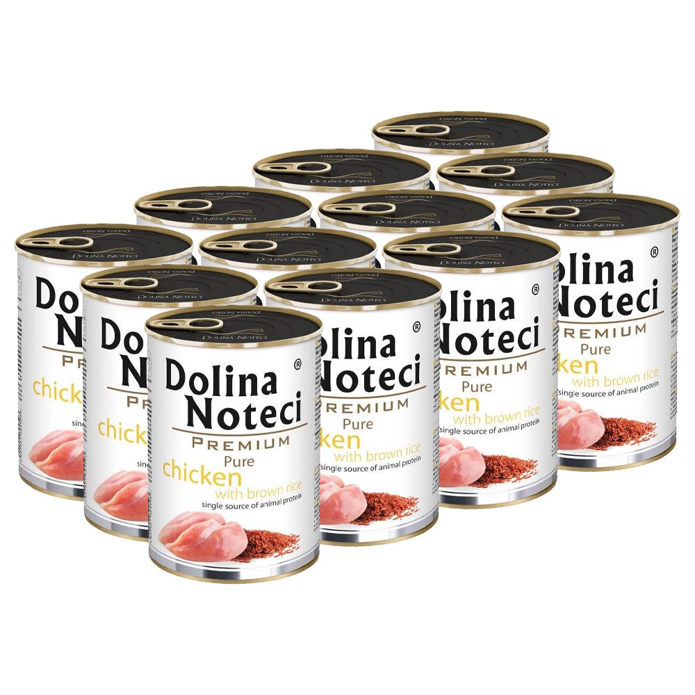 Dolina Noteci Premium Pure Chicken with Brown Rice 12 x 400 g
