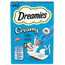 Dreamies Creamy s lososom 4 x 10 g