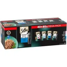 Sheba Delicacy vrećice Riblji izbor u želeu 40 x 85 g