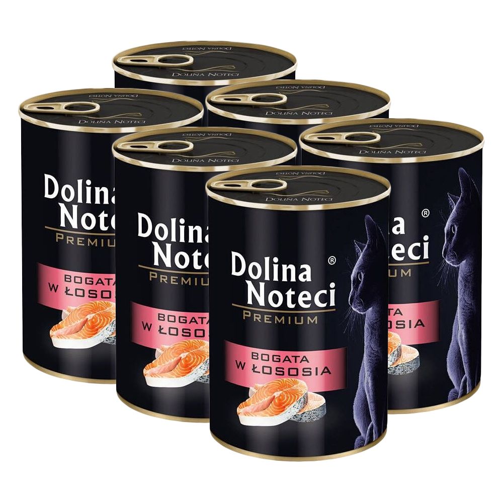 Dolina Noteci Premium Cat Rich in Salmon 6 x 400 g