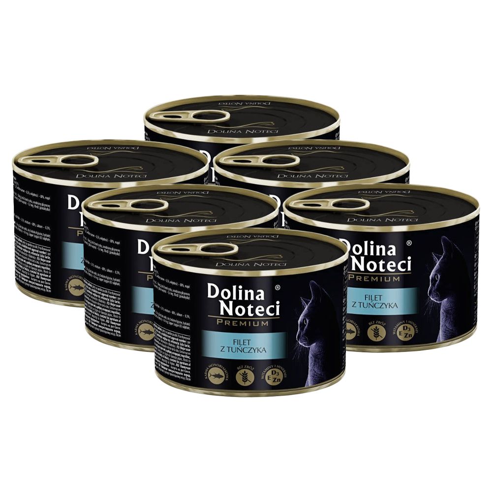 Dolina Noteci Premium Cat Tuna Fillet 6 x 185 g