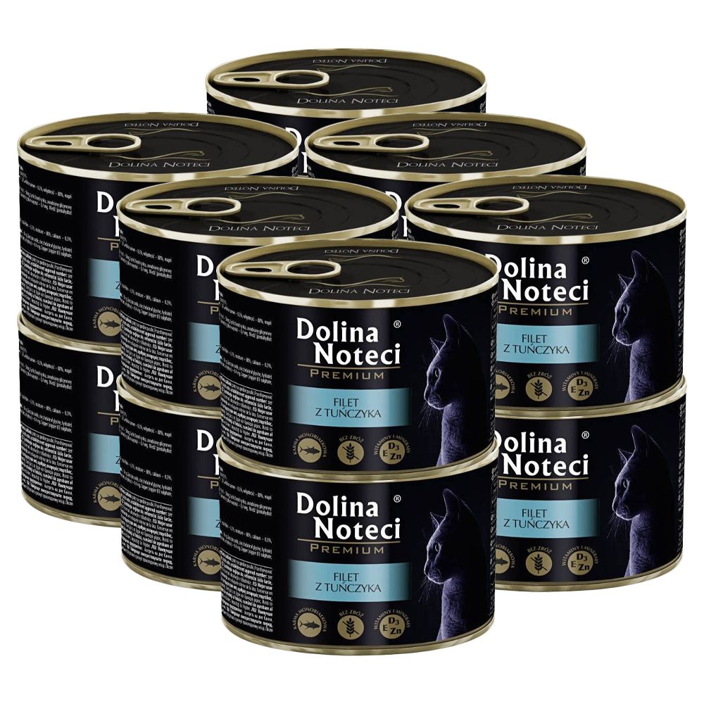Dolina Noteci Premium Cat Tuna Fillet 12 x 185 g