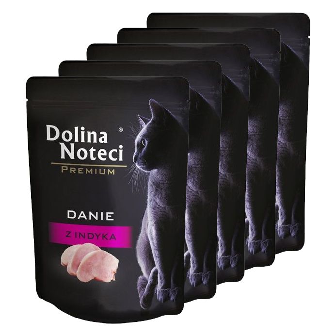 Dolina Noteci Premium Cat Dish with Turkey 5 x 85 g