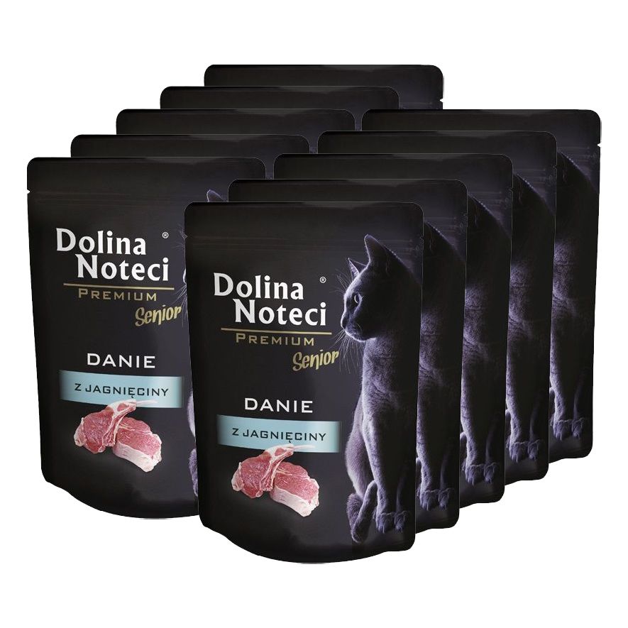 Dolina Noteci Premium Cat Senior Dish with Lamb 10 x 85 g