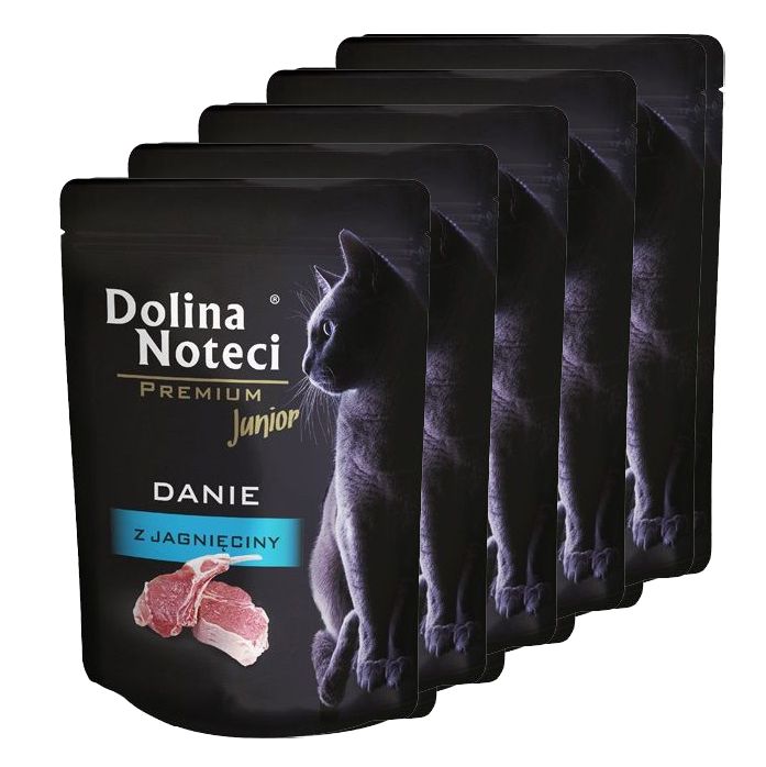 Dolina Noteci Premium Cat Junior Dish with Lamb 5 x 85 g