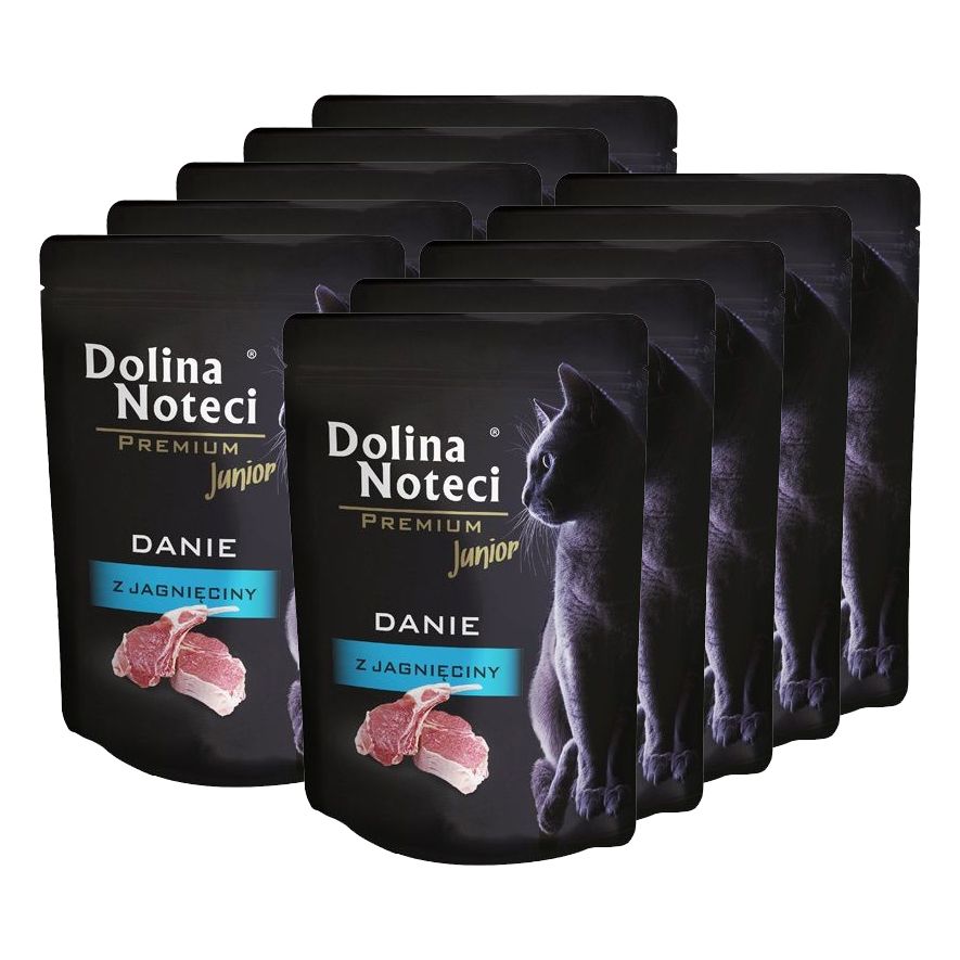 Dolina Noteci Premium Cat Junior Dish with Lamb 10 x 85 g