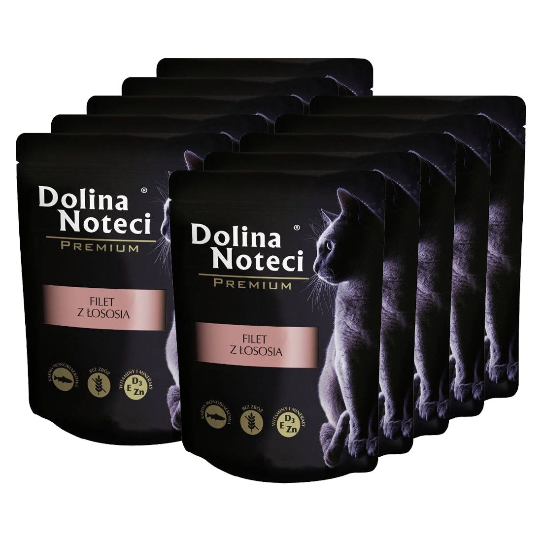 Dolina Noteci Premium Cat Fillet from Salmon 10 x 85 g