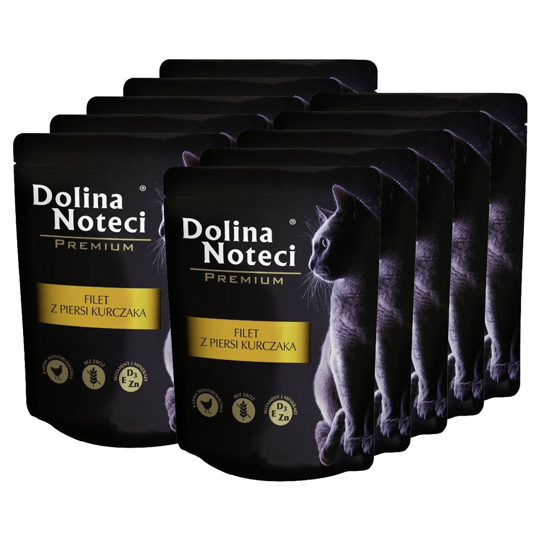 Dolina Noteci Premium Cat Fillet from Chicken Breast 10 x 85 g
