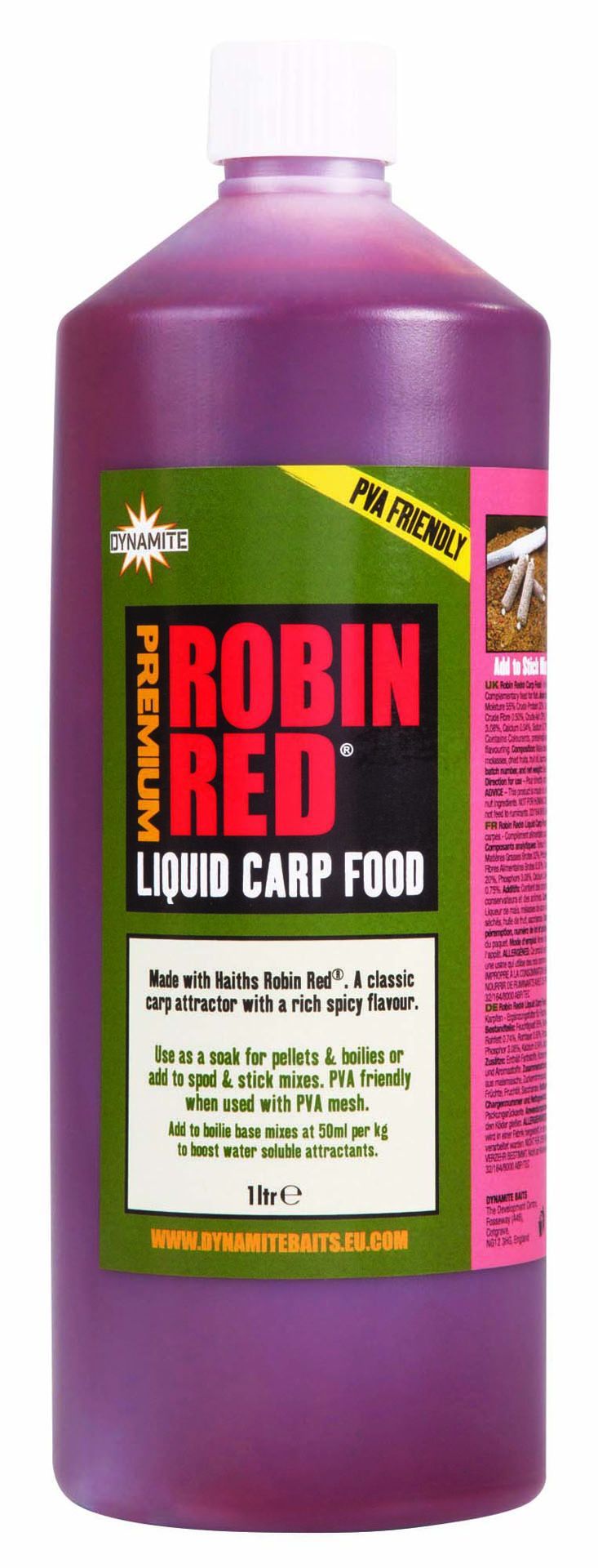 DYNAMITE BAITS Liquid Carp Food ROBIN RED 1L