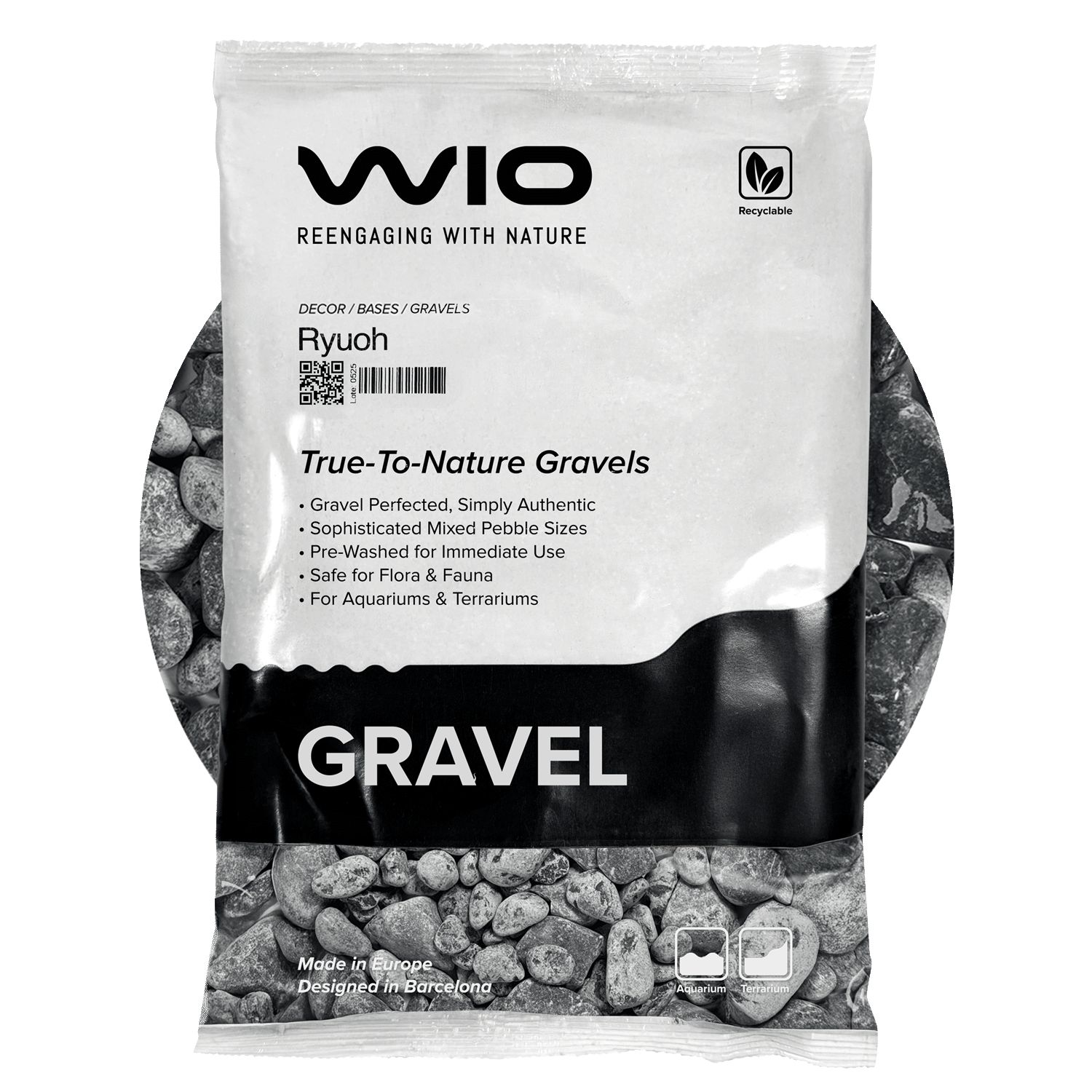 WIO Ryuoh Gravel MIX akvarijski šljunak 5 kg