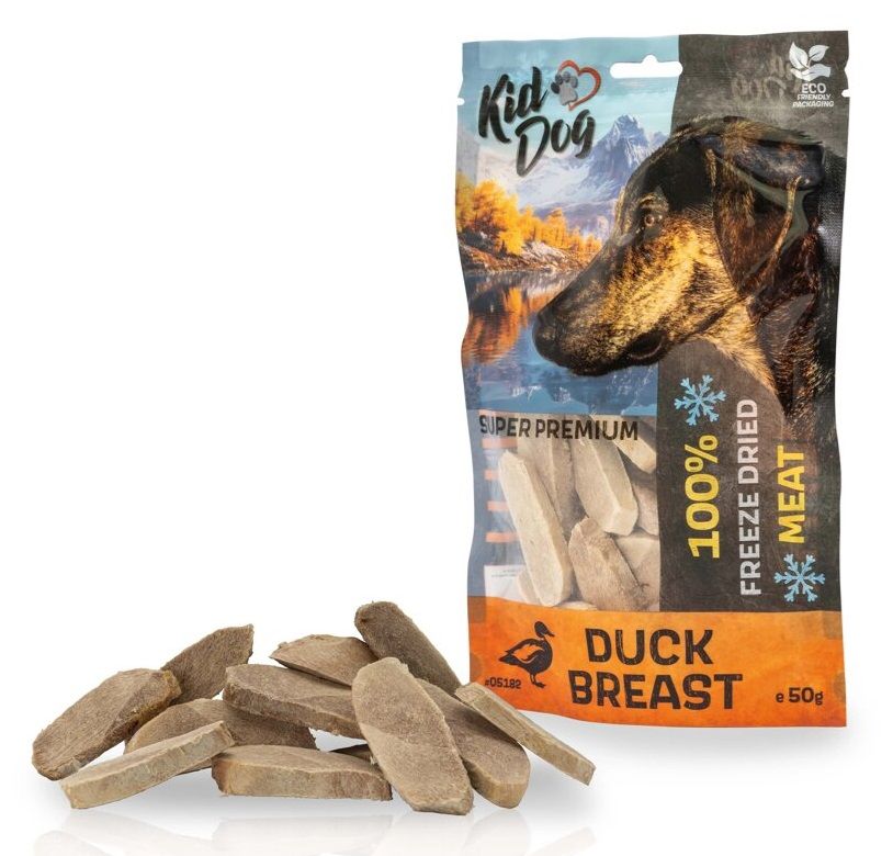 Kid Dog Super Premium 100% Pačja prsa sušena zamrzavanjem 50 g