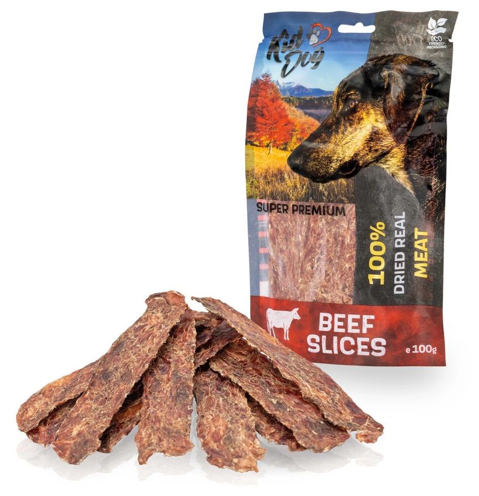 Kid Dog Super Premium 100% Goveđe ploške bez aditiva 100 g