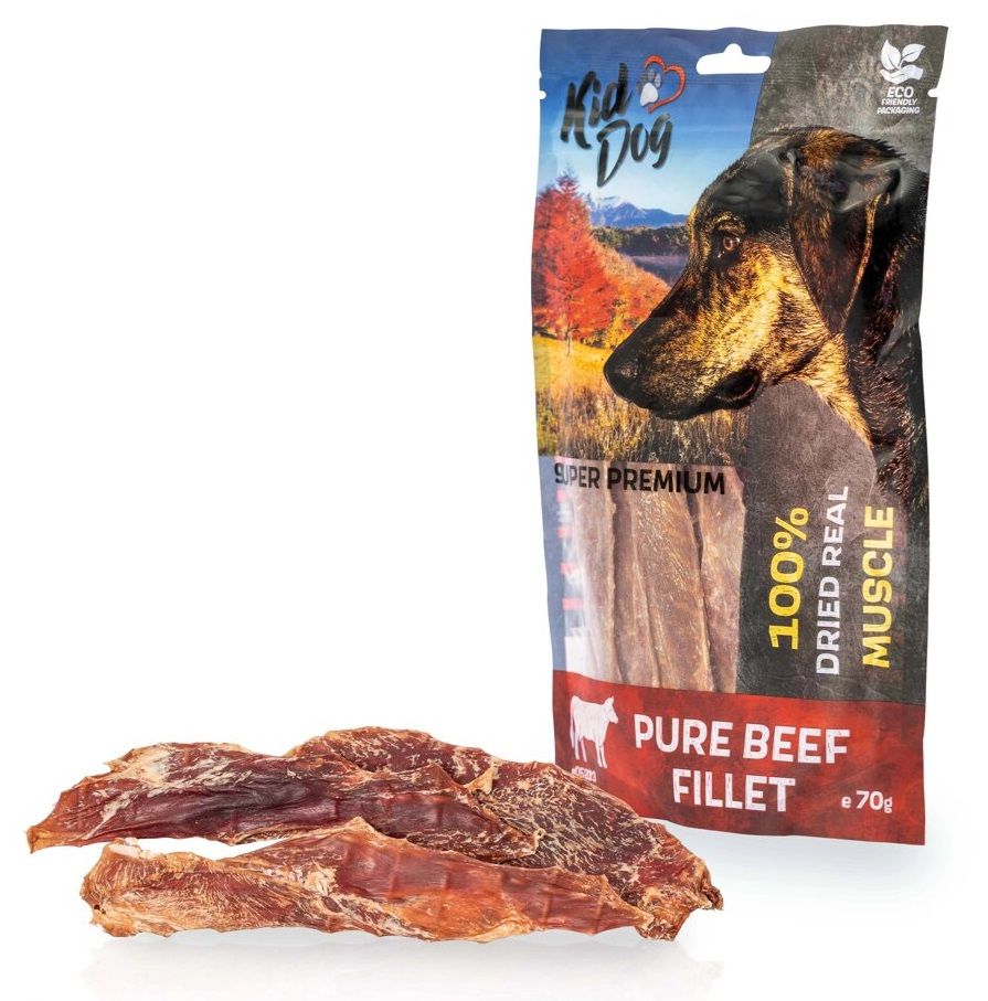 Kid Dog Super Premium 100% Goveđa mišićovina bez aditiva 70 g