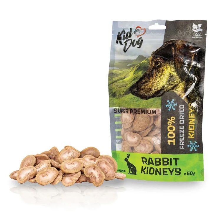 Kid Dog Super Premium 100% bubrezi kunića sušeni zamrzavanjem 50 g