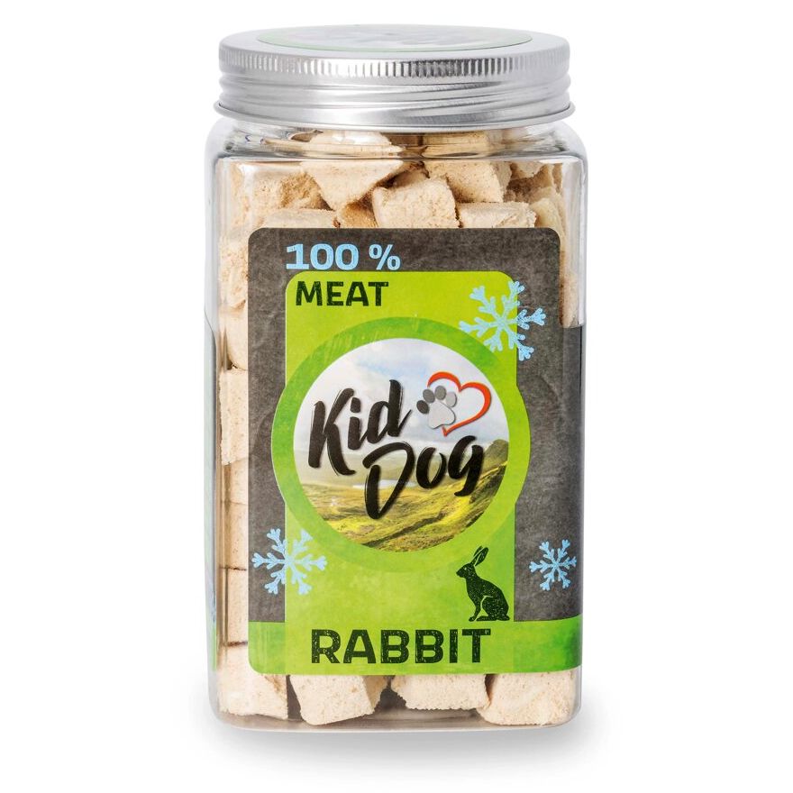 Kid Dog Super Premium 100% kuniće mišićno meso sušeno zamrzavanjem 80 g