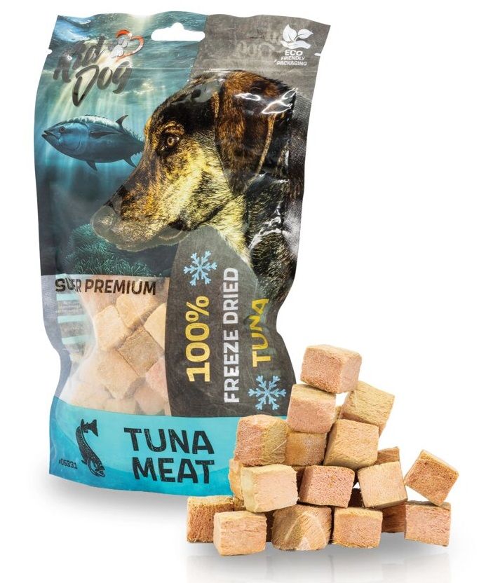 Kid Dog Super Premium 100% Kockice mesa tune sušene zamrzavanjem 50 g