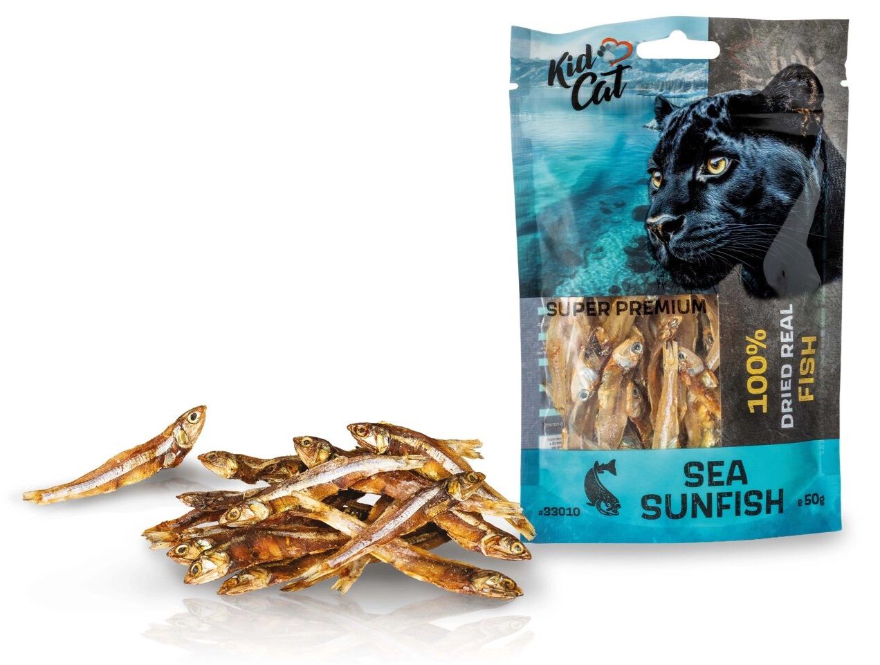 Kid Cat Super Premium 100% Sušene morske ribice za mačke 50 g