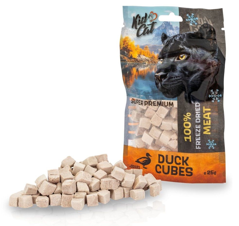Kid Cat Super Premium 100% liofilizirano pačje meso za mačke 25 g