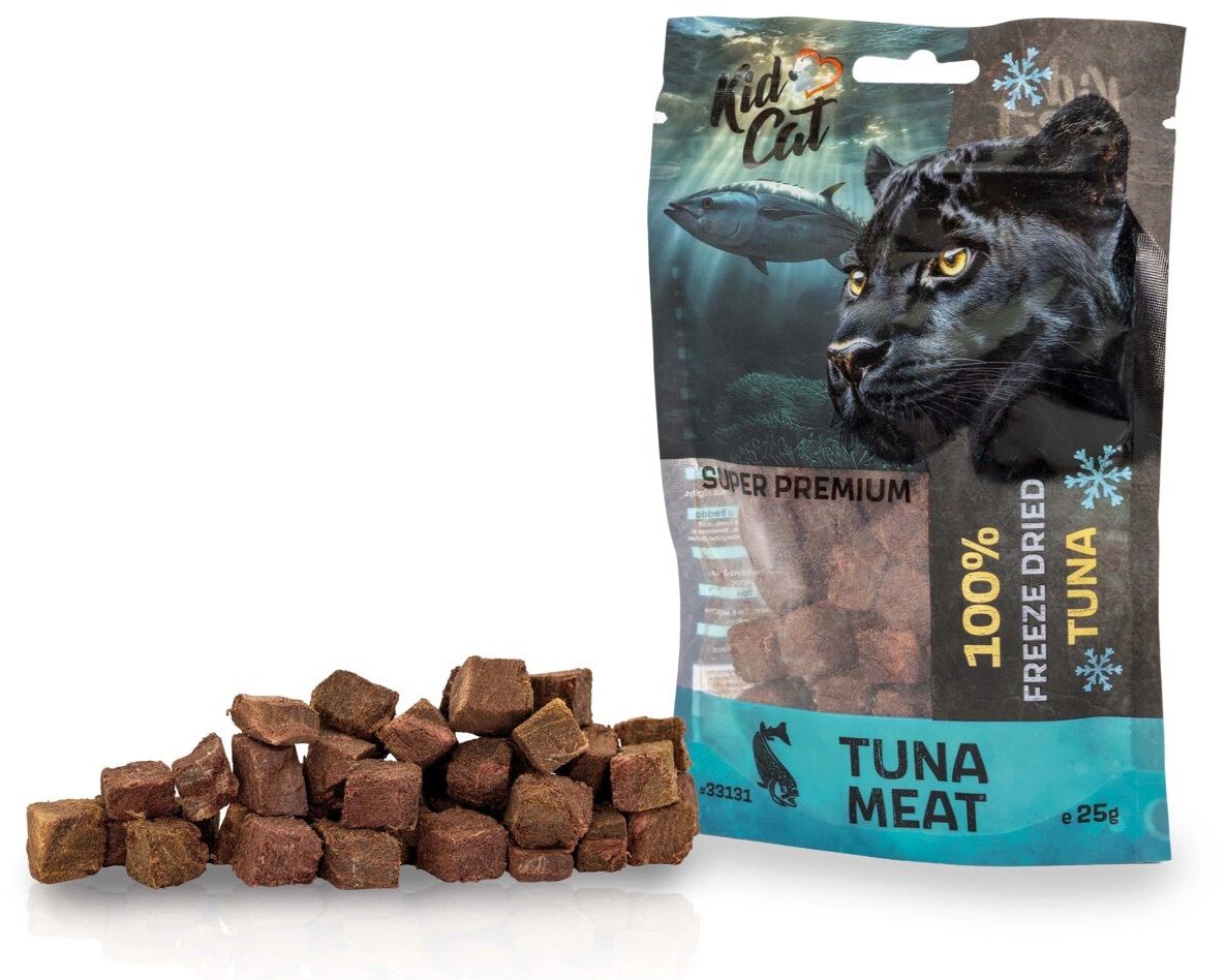 Kid Cat Super Premium 100% liofilizirano meso tune za mačke 25 g