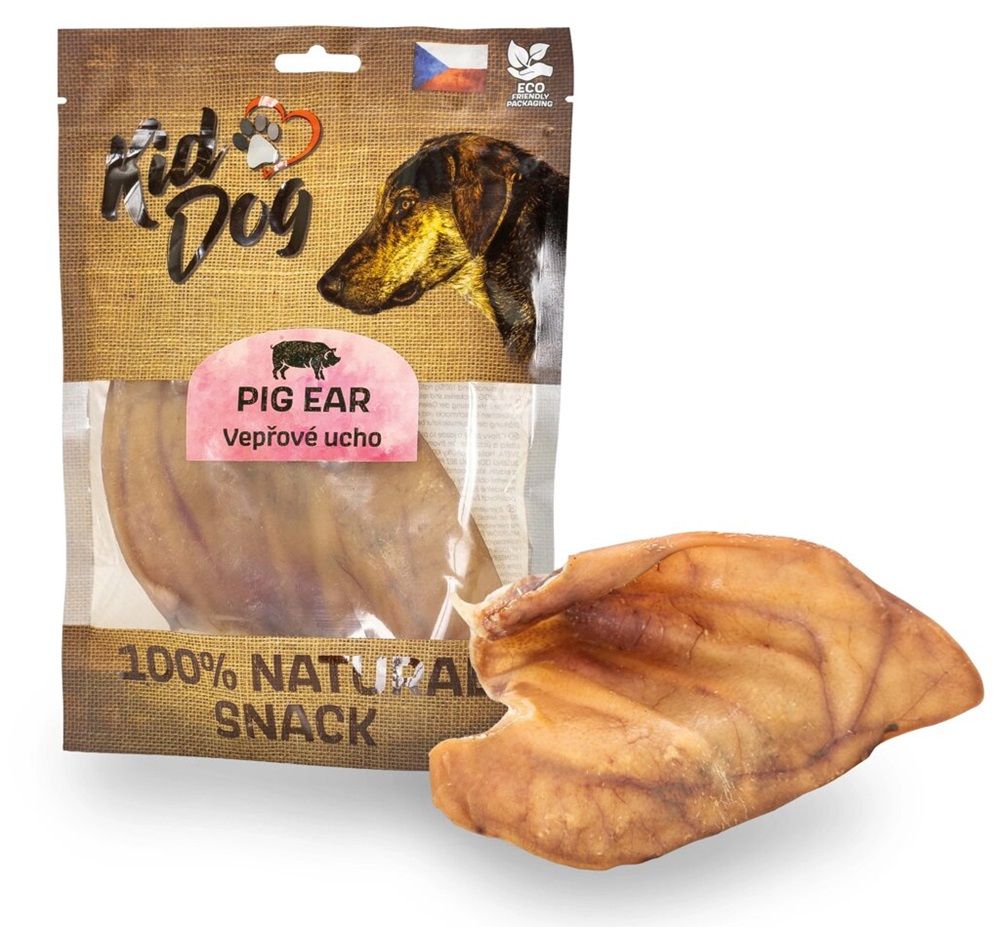 Kid Dog 100% Natural Snack svinjsko uho 1 kom.