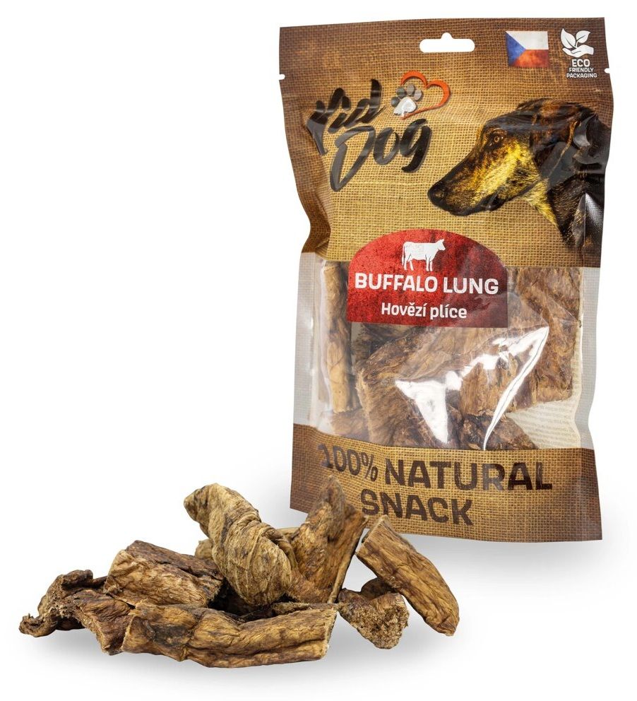 Kid Dog 100% Natural Snack goveđa pluća 4-8 cm/80 g