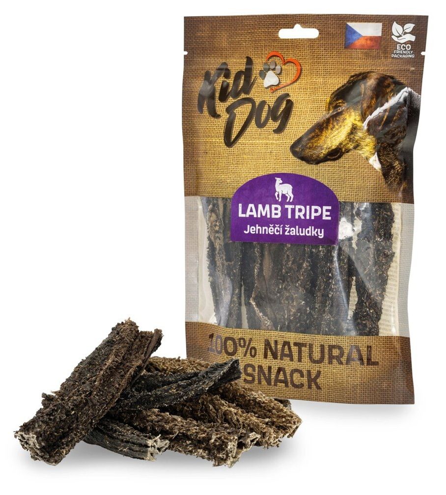 Kid Dog 100% Natural Snack janjeći želudac 12 cm/100 g