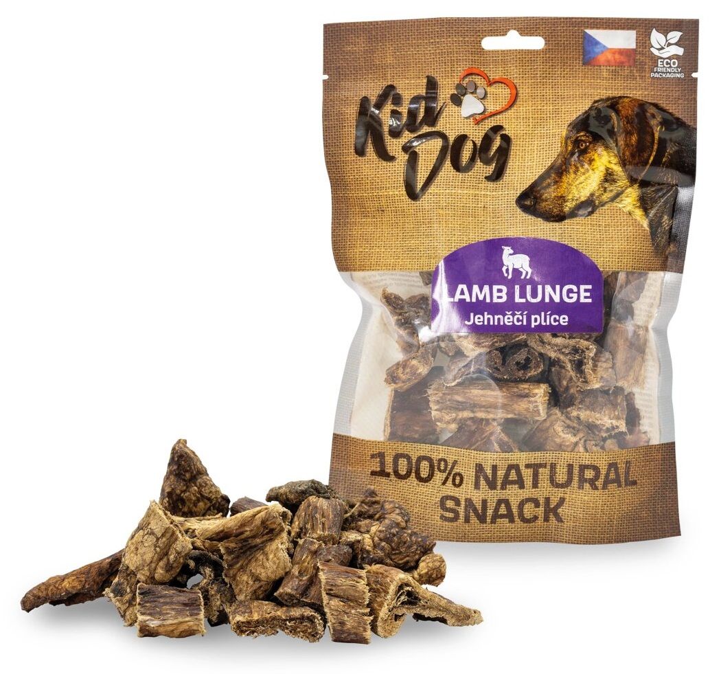 Kid Dog 100% Natural Snack janjeća pluća 2-4 cm/80 g