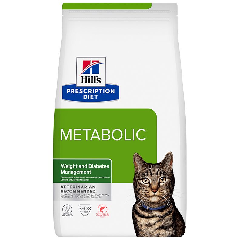 Hill's Prescription Diet Metabolic Weight Management granule za mačke s lososom 3 kg
