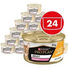 PRO PLAN Delicate Digestion pa&scaron;teta za mačke piletina 24 x 85 g
